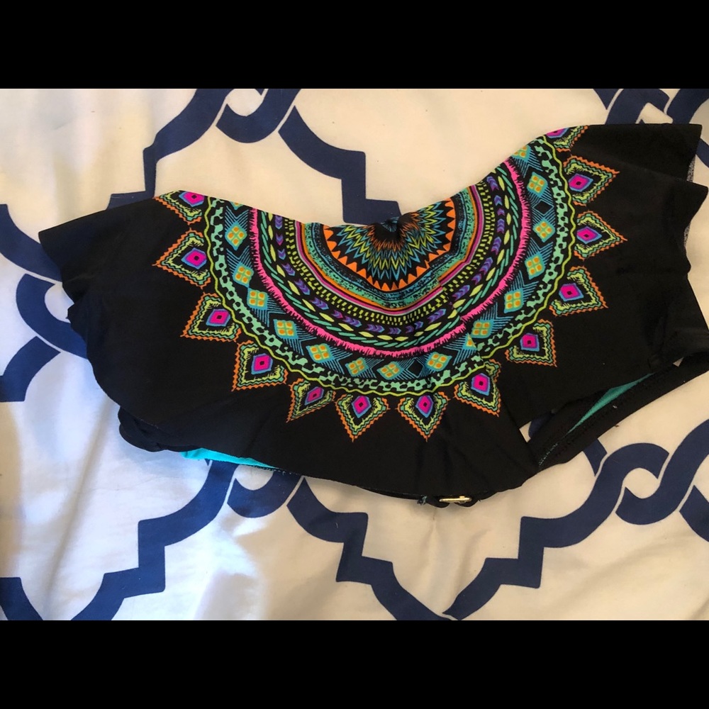 Multi color bikini top
